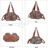 image:imageAngel Kiss Hobo Crossbody Purses for Women Shoulder Bag Multipocket Soft Hobo Purses Removable Strap Leather Handbags4252brown Brown