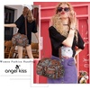 image:imageAngel Kiss Hobo Crossbody Purses for Women Shoulder Bag Multipocket Soft Hobo Purses Removable Strap Leather Handbags4252brown Brown