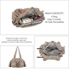 image:imageAngel Kiss Hobo Crossbody Purses for Women Shoulder Bag Multipocket Soft Hobo Purses Removable Strap Leather HandbagsApricot