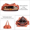image:imageAngel Kiss Hobo Crossbody Purses for Women Shoulder Bag Multipocket Soft Hobo Purses Removable Strap Leather HandbagsCoral