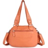 image:imageAngel Kiss Hobo Crossbody Purses for Women Shoulder Bag Multipocket Soft Hobo Purses Removable Strap Leather HandbagsCoral