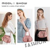 image:imageAngel Kiss Hobo Crossbody Purses for Women Shoulder Bag Multipocket Soft Hobo Purses Removable Strap Leather HandbagsPink
