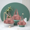 image:imageAngel Kiss Hobo Crossbody Purses for Women Shoulder Bag Multipocket Soft Hobo Purses Removable Strap Leather HandbagsPink