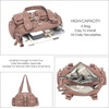 image:imageAngel Kiss Hobo Crossbody Purses for Women Shoulder Bag Multipocket Soft Hobo Purses Removable Strap Leather HandbagsPink