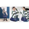 image:imageAngel Kiss Women Handbags Shoulder Bags Washed Leather Satchel Tote Bag Mutipocket Hobo PurseBlue