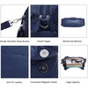 image:imageAngel Kiss Women Handbags Shoulder Bags Washed Leather Satchel Tote Bag Mutipocket Hobo PurseBlue