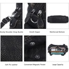 image:imageAngel Kiss Women Handbags Shoulder Bags Washed Leather Satchel Tote Bag Mutipocket Hobo PurseBronze