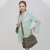 image:imageAngel Kiss Women Handbags Shoulder Bags Washed Leather Satchel Tote Bag Mutipocket Hobo PurseGreen 2
