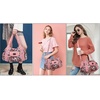 image:imageAngel Kiss Women Handbags Shoulder Bags Washed Leather Satchel Tote Bag Mutipocket Hobo PurseLeopard Pink
