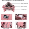 image:imageAngel Kiss Women Handbags Shoulder Bags Washed Leather Satchel Tote Bag Mutipocket Hobo PurseLeopard Pink