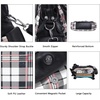 image:imageAngel Kiss Women Handbags Shoulder Bags Washed Leather Satchel Tote Bag Mutipocket Hobo PursePlaid Black