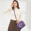 image:imageAngel Kiss Women Handbags Shoulder Bags Washed Leather Satchel Tote Bag Mutipocket Hobo PurseRetro Purple