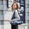 image:imageAngel Kiss Women Handbags Shoulder Bags Washed Leather Satchel Tote Bag Mutipocket Hobo PurseTie Dye Blue