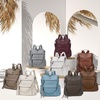 image:imageAngel Kiss Womens Backpacks amp Purse  PU Leather Zipper Casual Backpacks amp Shoulder Bags812coffee