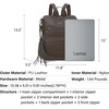 image:imageAngel Kiss Womens Backpacks amp Purse  PU Leather Zipper Casual Backpacks amp Shoulder Bags812coffee