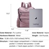 image:imageAngel Kiss Womens Backpacks amp Purse  PU Leather Zipper Casual Backpacks amp Shoulder BagsRetro Pink