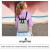 image:imageBackpack Purses for Women Angelkiss Ladies Fashion PU Leather Backpack Anti Theft Shoulder Handbags