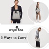 image:imageBackpack Purses for Women Angelkiss Ladies Fashion PU Leather Backpack Anti Theft Shoulder Handbags