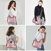 image:imageConvertible Backpack Purse For Women Handbag Hobo Tote Satchel Shoulder Bag  Smooth Dark PurpleY67965pink
