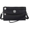 image:imageAngel Kiss Crossbody Bags Small Purses for Women Vegan Leather Cell Phone Wallet Purse with Wristlet Strap1classic Black