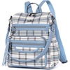 image:imageAngel Kiss Womens Backpacks amp Purse  PU Leather Zipper Casual Backpacks amp Shoulder Bags227blueBlue