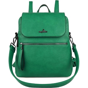 image:imageAngel Kiss Backpack Purse for Women Casual Fashion Vegan Leather Shoulder Bag Ladies Zipper Magnetic Flap Backpack