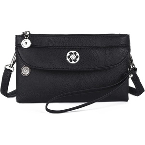 image:imageAngel Kiss Crossbody Bags Small Purses for Women Vegan Leather Cell Phone Wallet Purse with Wristlet Strap1classic Black