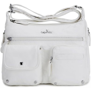 image:imageAngel Kiss Crossbody Bags for Women Ladies Shoulder Handbags and Purses Medium Faux Leather Pocketbooks1white
