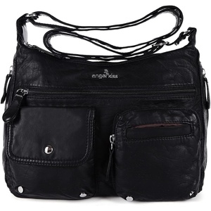 image:imageAngel Kiss Crossbody Bags for Women Ladies Shoulder Handbags and Purses Medium Faux Leather Pocketbooks24black