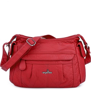 image:imageAngel Kiss Crossbody Bags for Women Ladies Shoulder Handbags and Purses Medium Faux Leather PocketbooksRed1