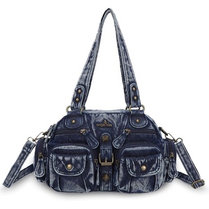 image:imageAngel Kiss Hobo Crossbody Purses for Women Shoulder Bag Multipocket Soft Hobo Purses Removable Strap Leather Handbags22blue