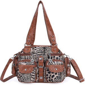 image:imageAngel Kiss Hobo Crossbody Purses for Women Shoulder Bag Multipocket Soft Hobo Purses Removable Strap Leather Handbags4252brown Brown