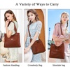 image:imageAngel Kiss Hobo Purses for Women MultiColor Striped Lattice Cross Body Shoulder Purse Bag Tote HandbagBrown