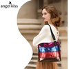 image:imageAngel Kiss Hobo Purses for Women MultiColor Striped Lattice Cross Body Shoulder Purse Bag Tote HandbagMulti Color a