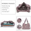 image:imageAngel Kiss Hobo Purses for Women MultiColor Striped Lattice Cross Body Shoulder Purse Bag Tote HandbagPink
