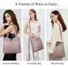 image:imageAngel Kiss Hobo Purses for Women MultiColor Striped Lattice Cross Body Shoulder Purse Bag Tote HandbagPink