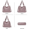 image:imageAngel Kiss Hobo Purses for Women MultiColor Striped Lattice Cross Body Shoulder Purse Bag Tote HandbagPink