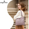 image:imageAngel Kiss Hobo Purses for Women MultiColor Striped Lattice Cross Body Shoulder Purse Bag Tote HandbagPink