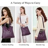 image:imageAngel Kiss Hobo Purses for Women MultiColor Striped Lattice Cross Body Shoulder Purse Bag Tote HandbagPurple