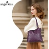 image:imageAngel Kiss Hobo Purses for Women MultiColor Striped Lattice Cross Body Shoulder Purse Bag Tote HandbagPurple