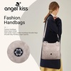 image:imageAngel Kiss Hobo Purses for Women MultiColor Striped Lattice Cross Body Shoulder Purse Bag Tote HandbagStone