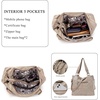 image:imageAngel Kiss Hobo Purses for Women MultiColor Striped Lattice Cross Body Shoulder Purse Bag Tote HandbagStone