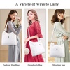 image:imageAngel Kiss Hobo Purses for Women MultiColor Striped Lattice Cross Body Shoulder Purse Bag Tote HandbagWhite