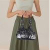 image:imageAngel Kiss Purses for Women Small Hobo Shoulder Bags Vagen Leather MultiPocket Tote Bag with ZipperBlack Tiedye