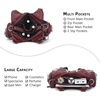 image:imageAngel Kiss Purses for Women Small Hobo Shoulder Bags Vagen Leather MultiPocket Tote Bag with ZipperRed Tiedye