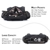 image:imageAngel Kiss Hobo Purses for Women Small Vegan Leather Shoulder Handbag Vintage MultiPocket Crossbody Bag Tote BagBlack