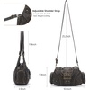 image:imageAngel Kiss Hobo Purses for Women Small Vegan Leather Shoulder Handbag Vintage MultiPocket Crossbody Bag Tote BagBronze