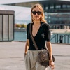 image:imageAngel Kiss Hobo Purses for Women Small Vegan Leather Shoulder Handbag Vintage MultiPocket Crossbody Bag Tote BagMix Leopard