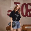 image:imageAngel Kiss Hobo Purses for Women Small Vegan Leather Shoulder Handbag Vintage MultiPocket Crossbody Bag Tote BagSilver Grey