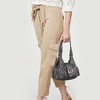 image:imageAngel Kiss Hobo Purses for Women Small Vegan Leather Shoulder Handbag Vintage MultiPocket Crossbody Bag Tote BagSilver Grey